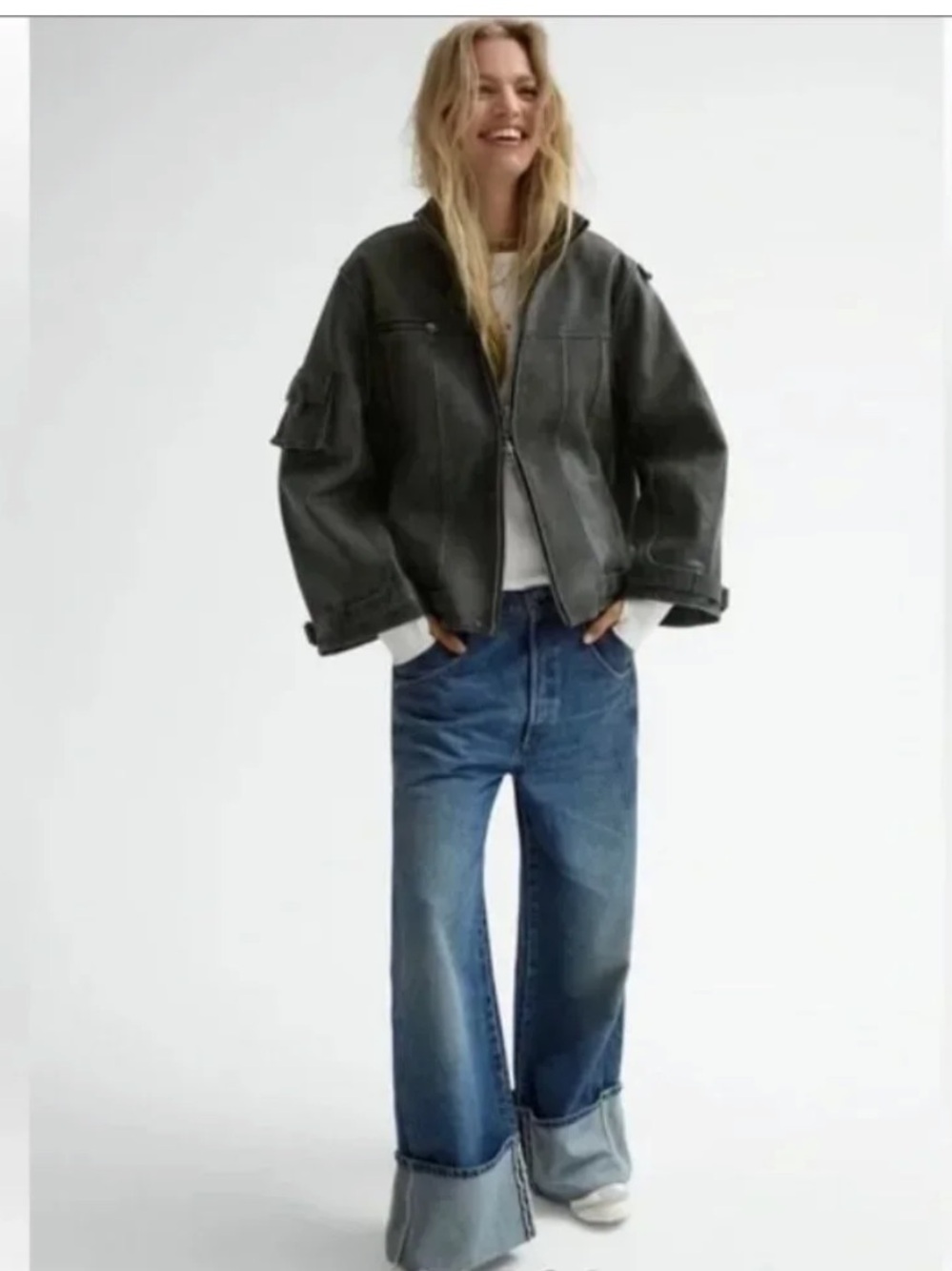 Worn once only FP final Countdown jeans also in black and the green ( c closet )
